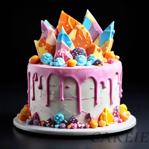 Kid Special Gems Fondant Cake